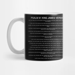 Psalm 91 Bible Verses Text Quotes King James Version Mug